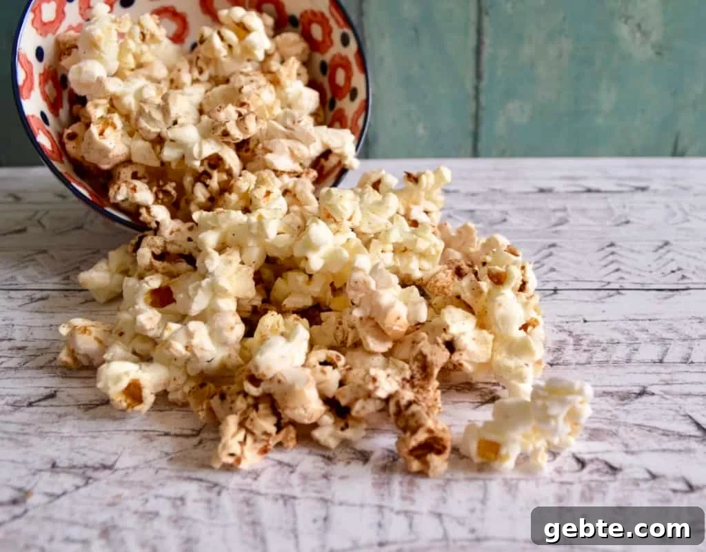 cinnamon sugar popcorn