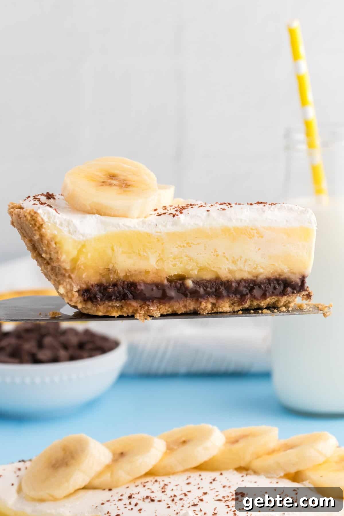 Banana Fudge Pie