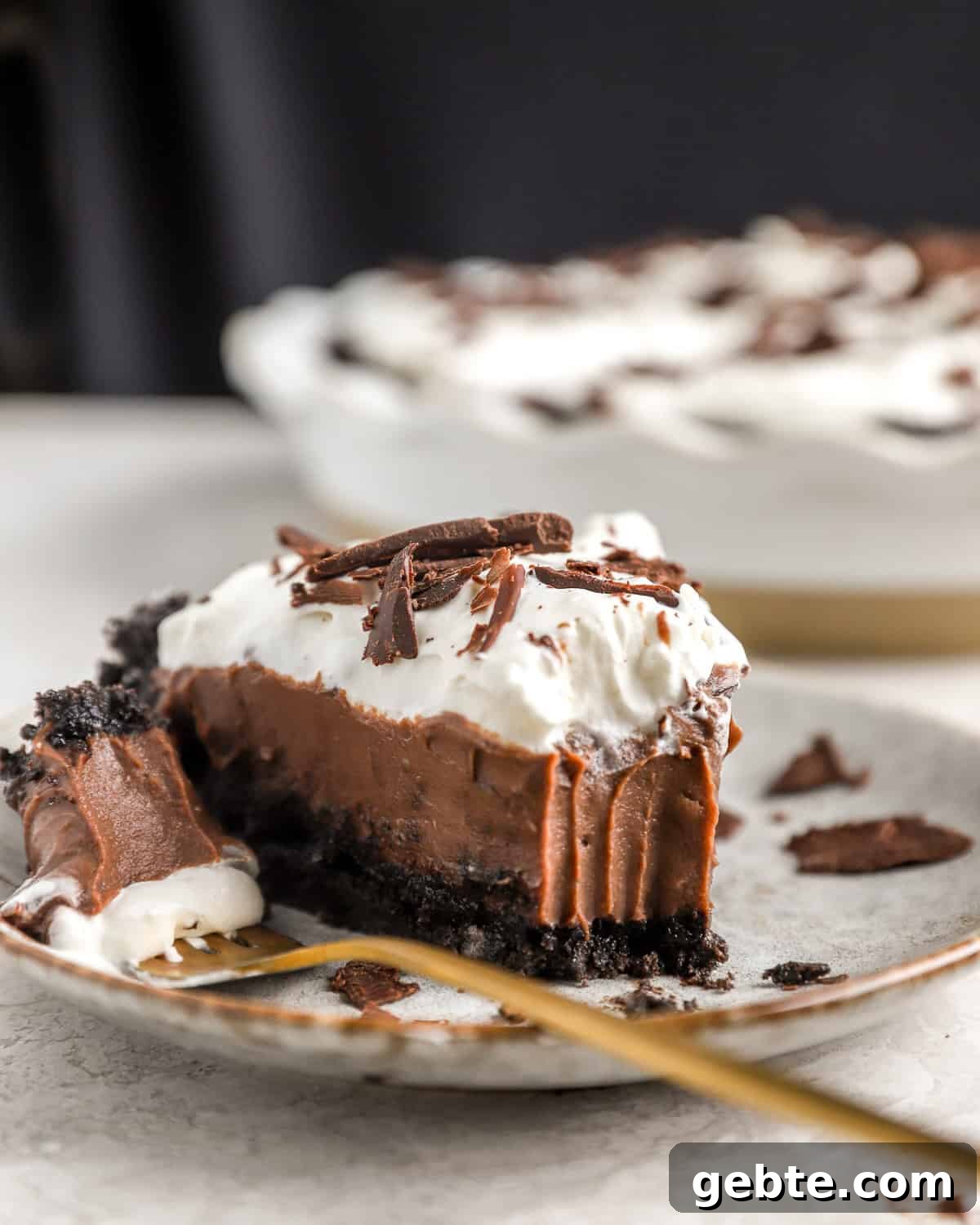 Homemade Chocolate Cream Pie