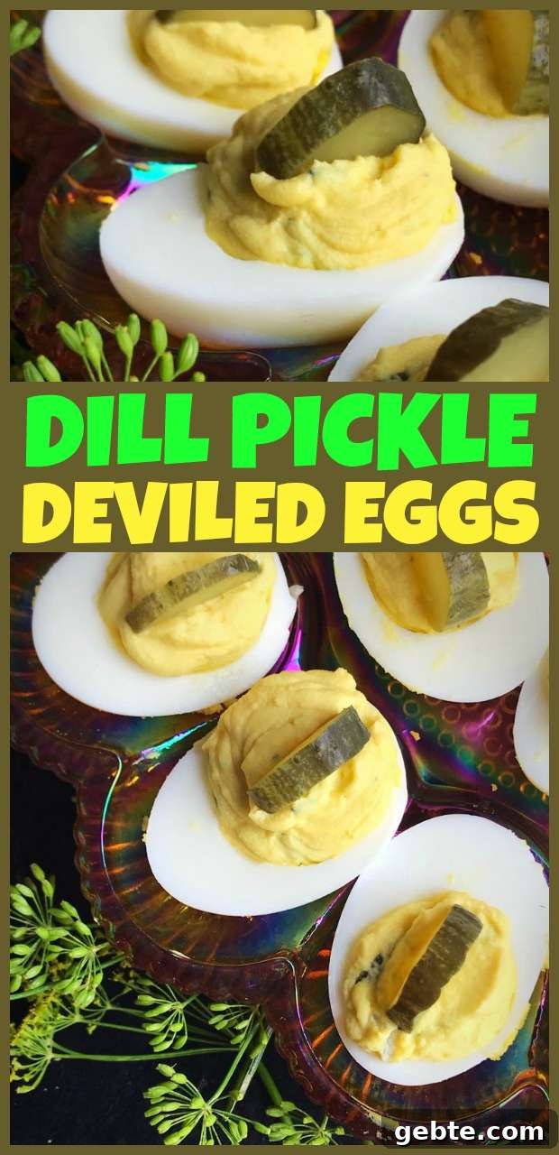 Amazing, Mouth Watering, Dill PIckle Deviled Eggs Amazing, Mouth Watering, Dill PIckle Deviled Eggs