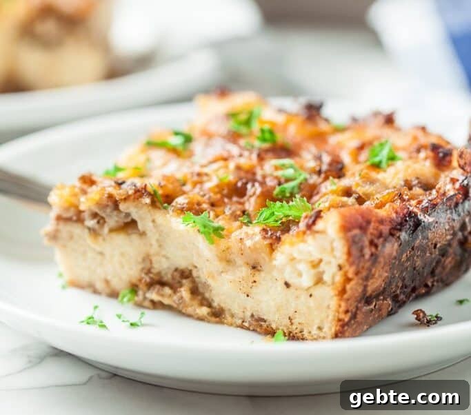 Easy Overnight Breakfast Casserole