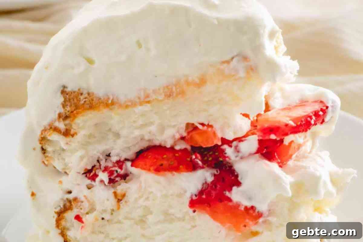 Layered Angel Food Cake msn image.