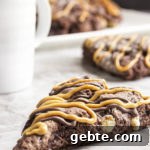 Triple Chocolate Banana Scones