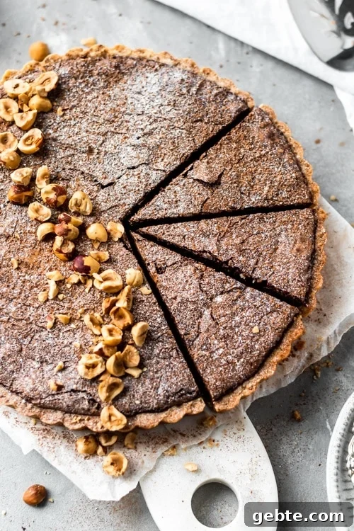 Chocolate Hazelnut Tart