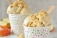 Apple Crumble Ice Cream Recipe: Homemade Dessert with Cinnamon Swirls