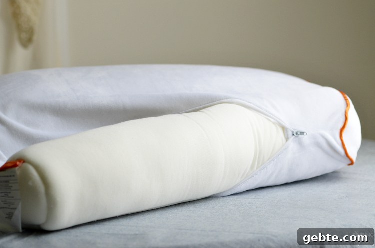 Make Your Own Alien Nightlight: DIY Guide for Cool Space Decor 13 Inside view of the PureCare Silhouette Support youth pillow.
