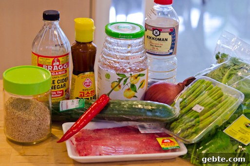 Salad ingredients