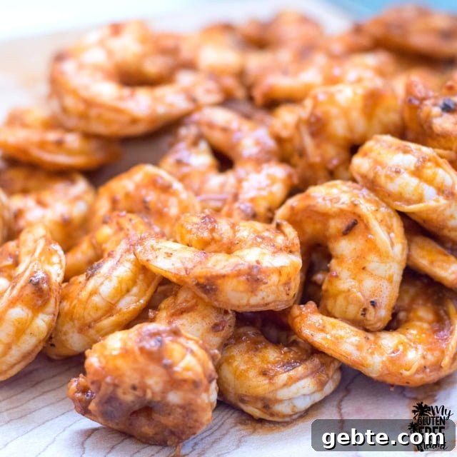 Chipotle marinated shrimp