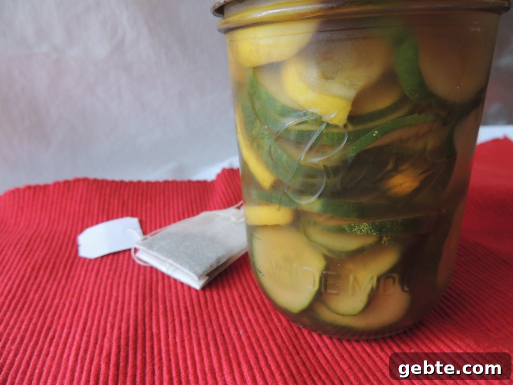 Sweet Tea Pickles Recipe: How to Make Tangy Homemade Pickles 4 Sweet Tea Pickles - A unique recipe with the taste of Southern sweet tea flavor in every briny bite. No canning required!