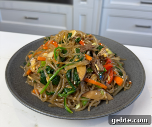 Japchae: Authentic Korean Glass Noodles Recipe and Serving Tips 10 img 4849 10