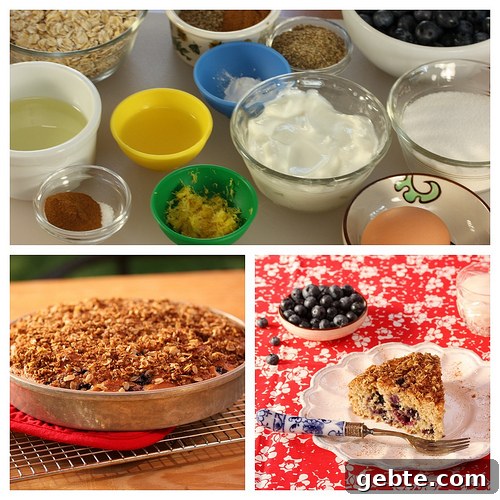 Better Blueberry Buckle via LizsHealthyTable.com Better Blueberry Buckle via LizsHealthyTable.com