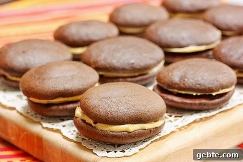 Chocolate Pumpkin Whoopie Pies via LizsHealthyTable.com #chocolate #dessert