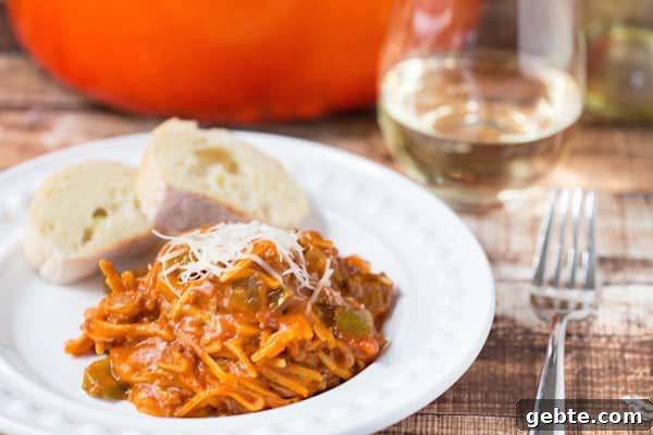 One Pot Weeknight Spaghetti