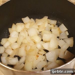 Onions frying in a pan. Onions frying in a pan.