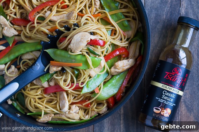 Take 20 minutes to toss this Chicken Lo Mein together and enjoy with the family.