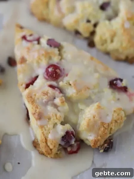 Cranberry Orange Quick Bread Recipe for Holiday Brunch 6 how to make Cranberry Orange Cream Scone