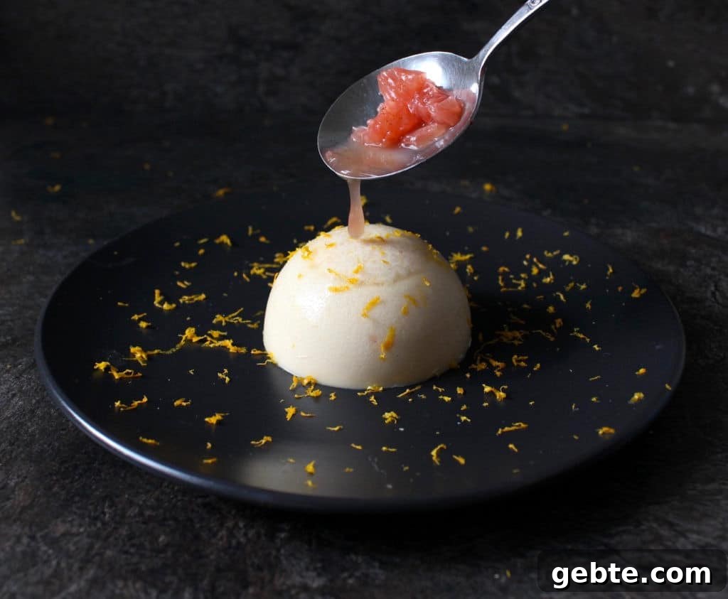 Citrus Panna Cotta: Grapefruit and Orange Dessert Recipe 2 Vegan Grapefruit Orange Panna Cotta