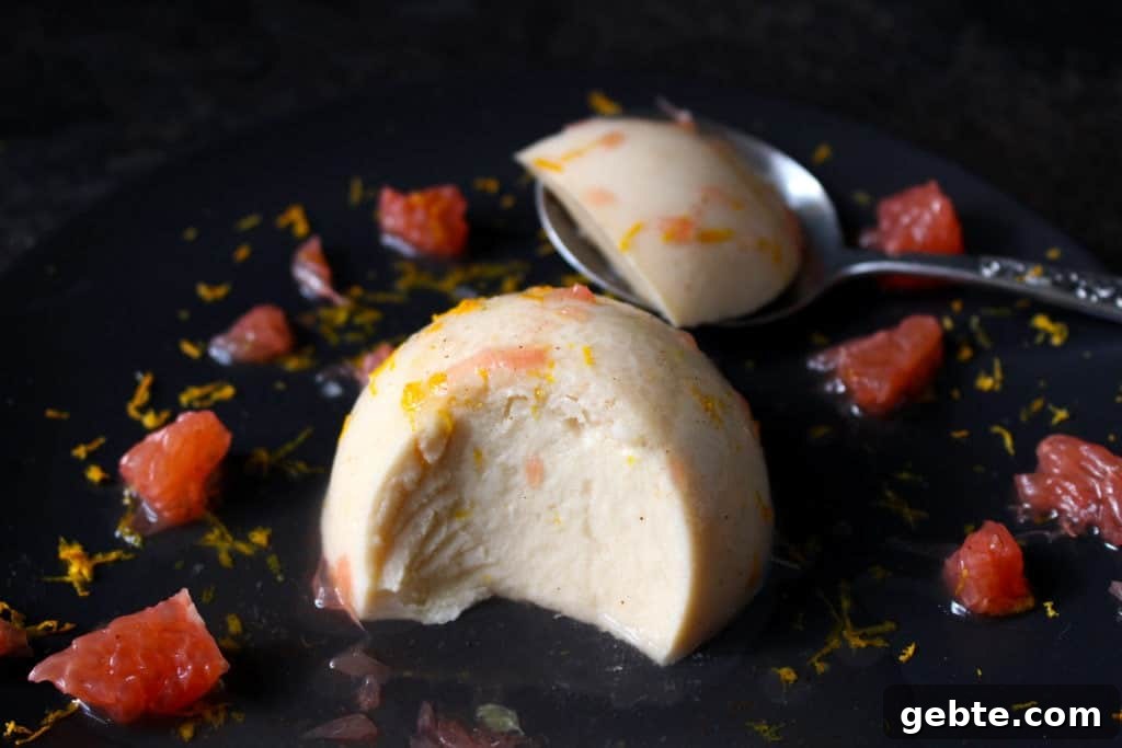 Citrus Panna Cotta: Grapefruit and Orange Dessert Recipe 5 Vegan Grapefruit Orange Panna Cotta