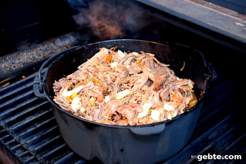 Southwestern Shredded Beef, wood pellet, grill, BBQ, smoker, recipe