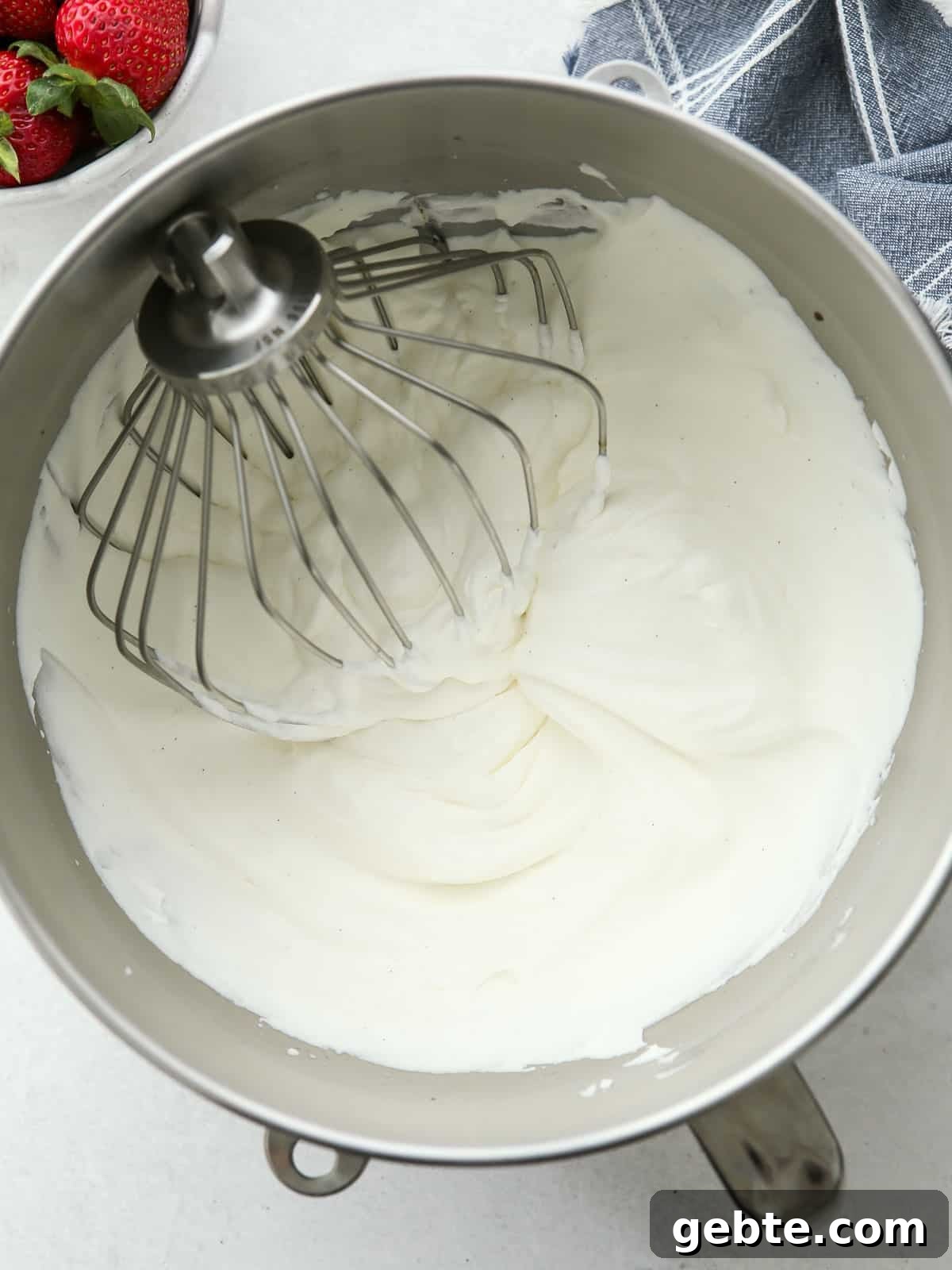 whipped cream for strawberry shortcake