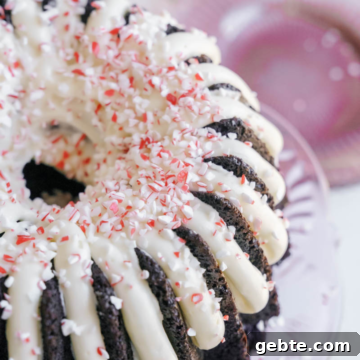 chocolate peppermint bundt