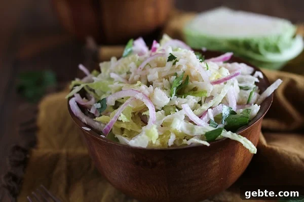 Jicama and Turnip Slaw