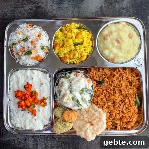 Aadi Perukku lunch spread