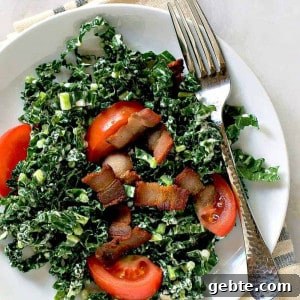 Kale Salad with Bacon, Tomatoes & Preserved Lemon Dressing 5 Salad image