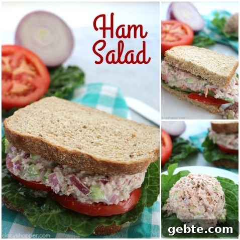 Ham Salad - a great use for your leftover Holiday ham. Perfect for making sandwiches or wraps.