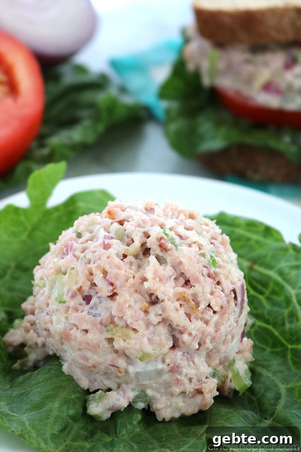 Ham Salad - a great use for your leftover Holiday ham. Perfect for making sandwiches or wraps.