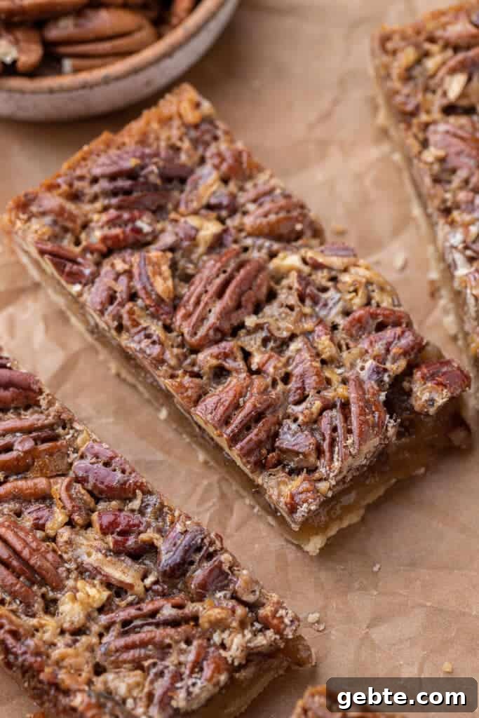 Pecan pie bars