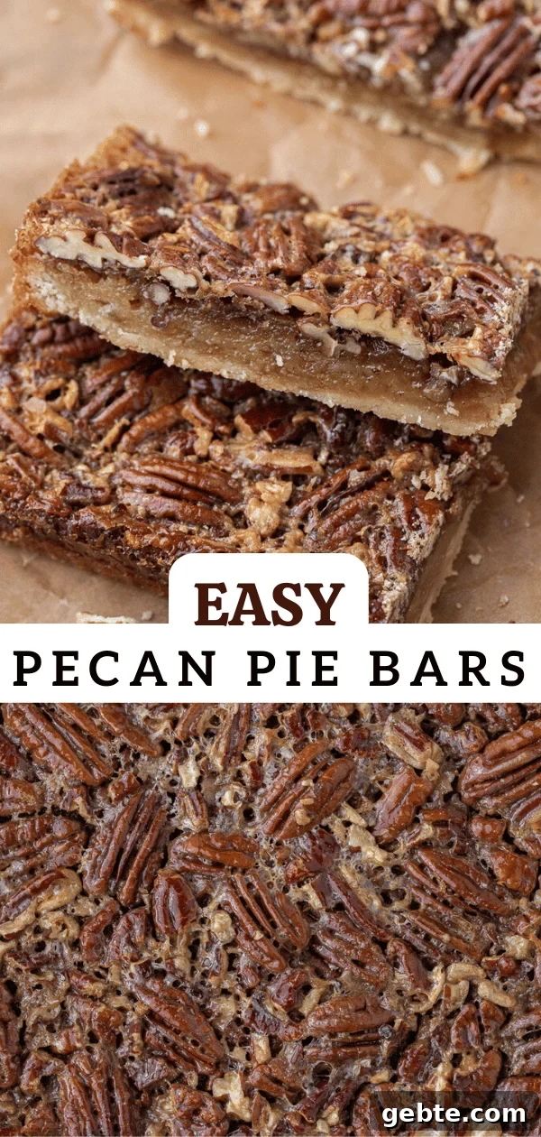 Pecan pie bars