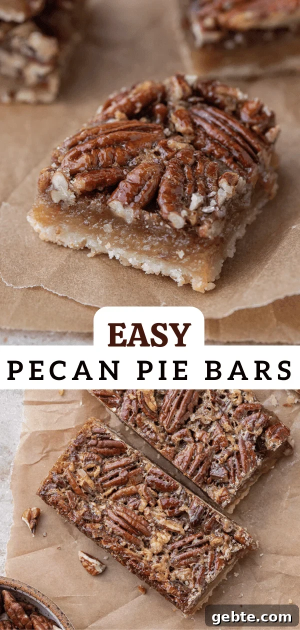 Pecan pie bars