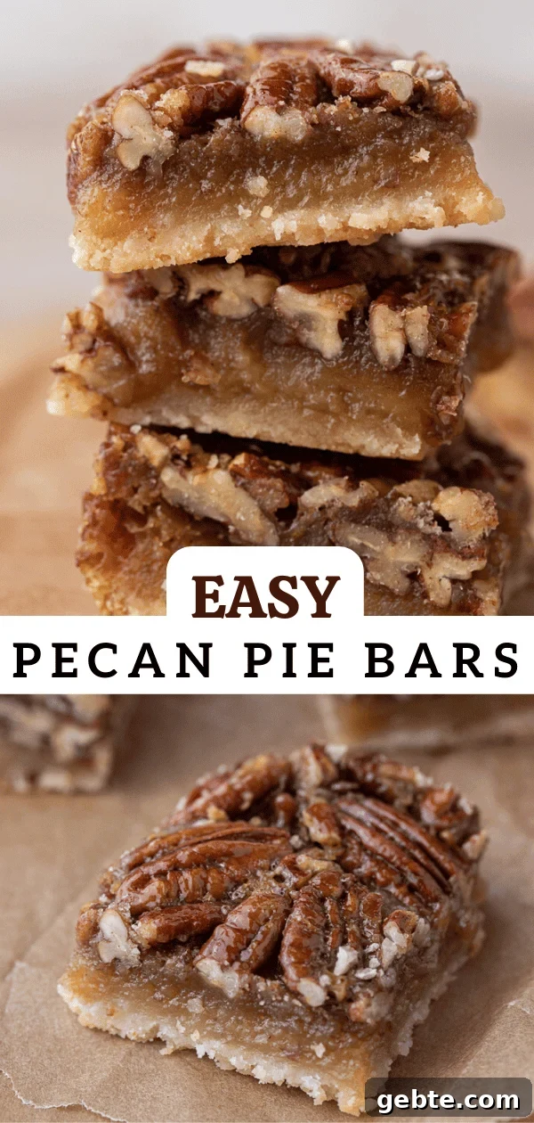 Pecan pie bars