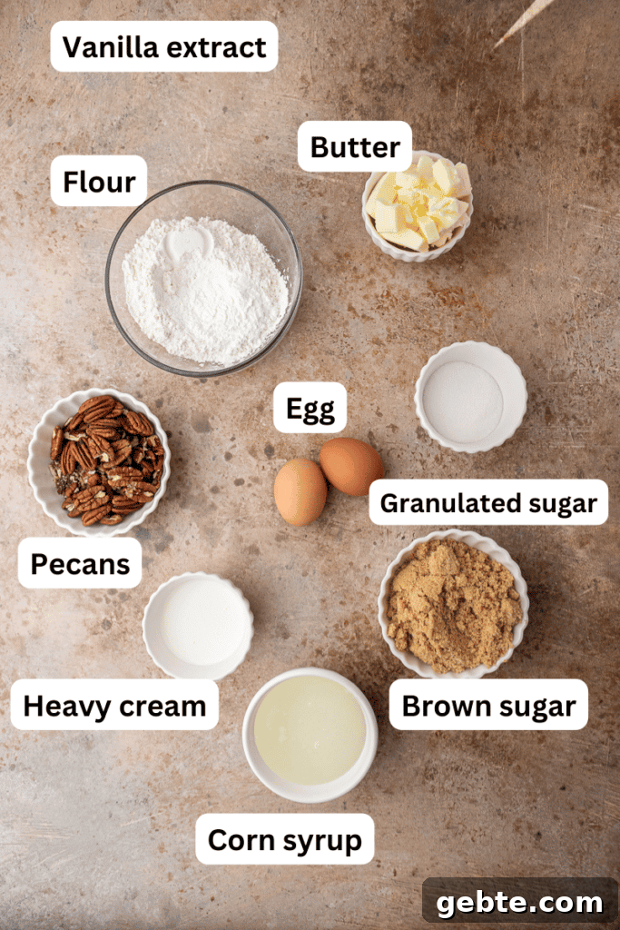 Ingredients on counter