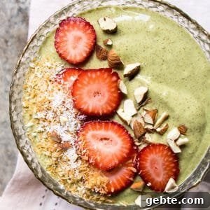Overnight Gluten Free, Paleo & Keto Matcha Breakfast Bowl 🍵