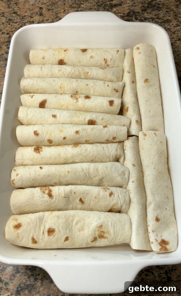 White Chicken Enchiladas