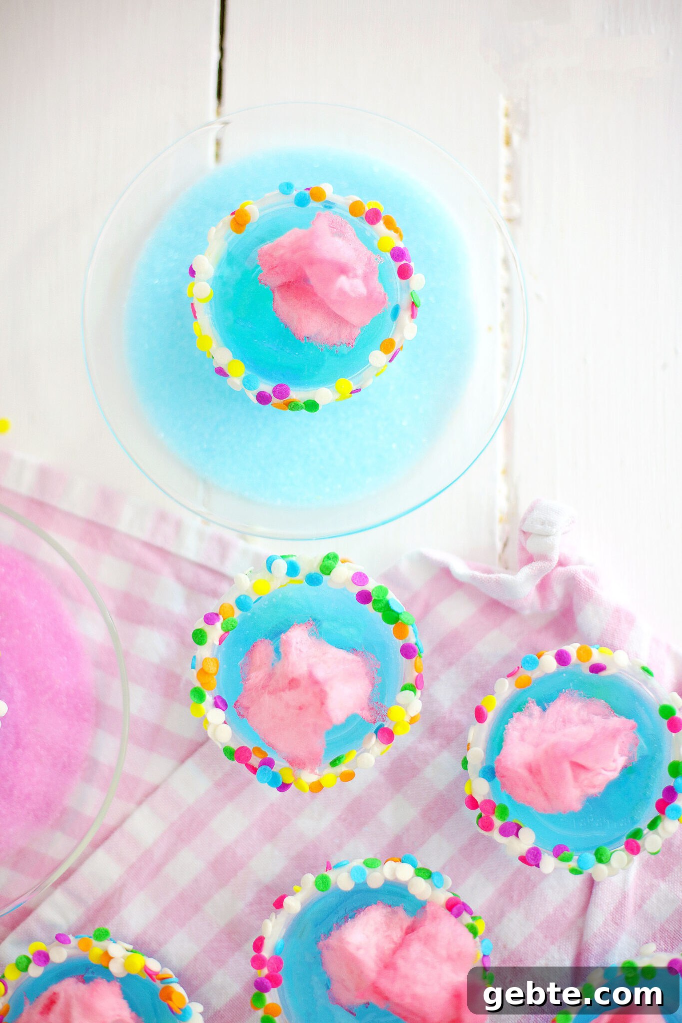 cotton candy jello shots