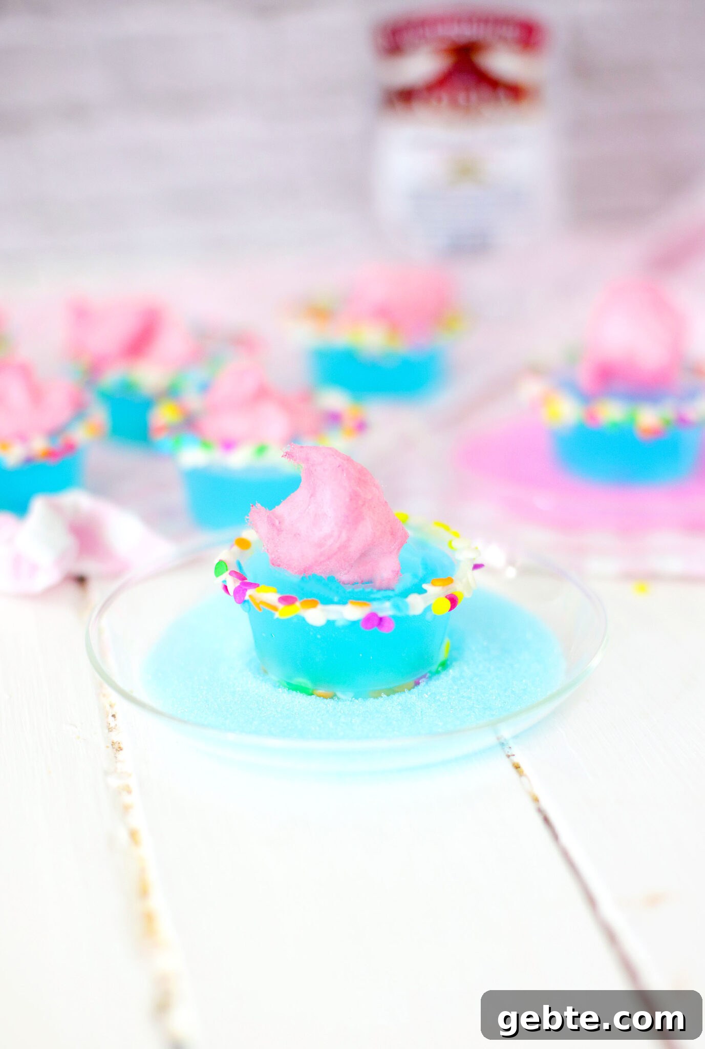 cotton candy jello shots