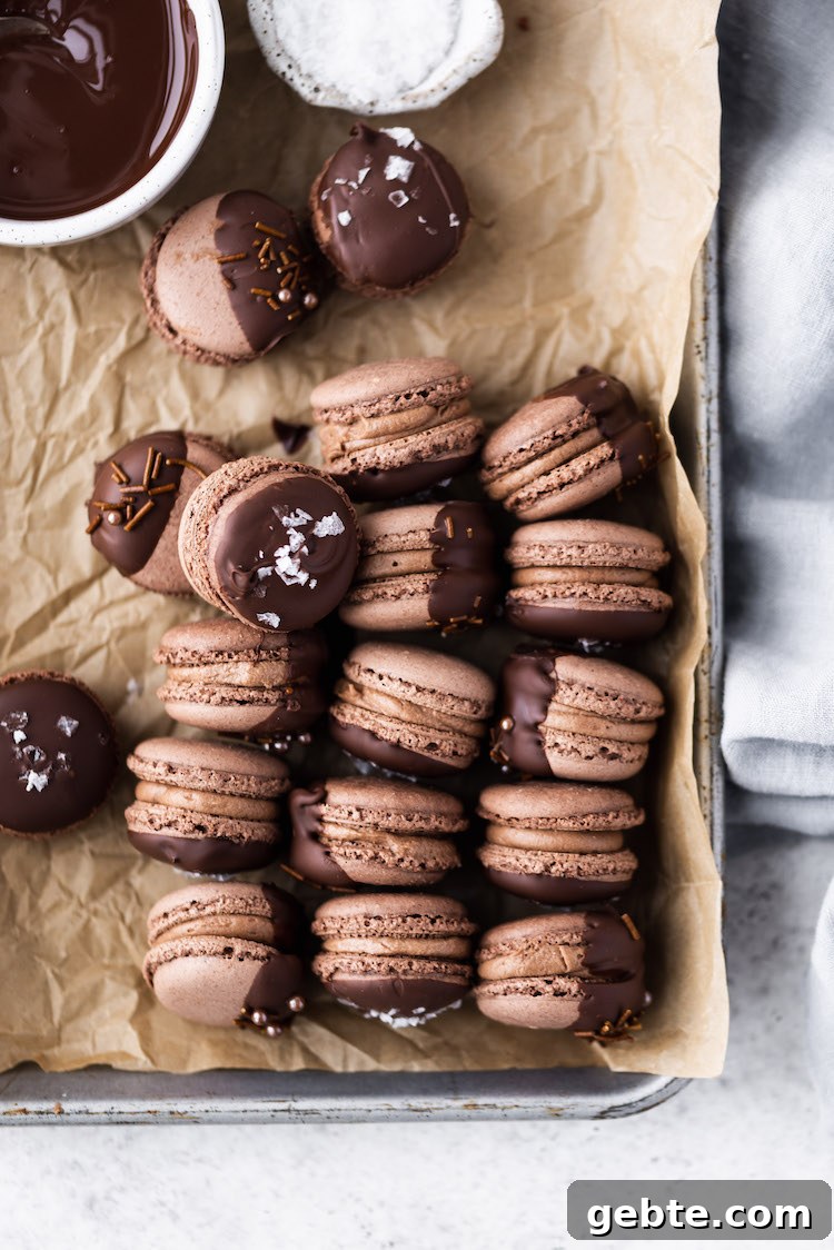 macaron batter