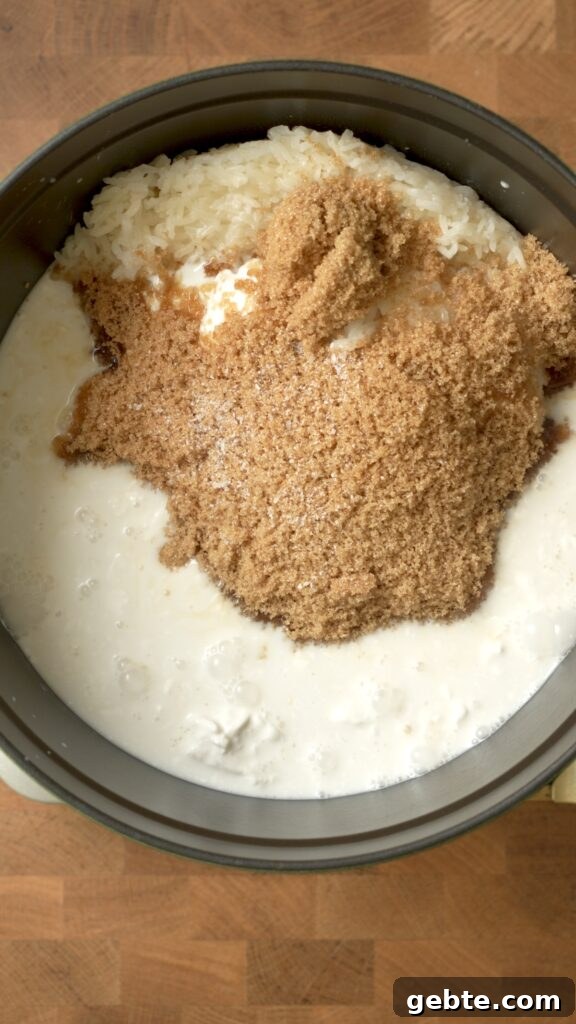 Biko: Filipino Caramelized Sticky Rice Dessert Recipe 5 glutinous rice, coconut milk, brown sugar, and salt form the base of biko