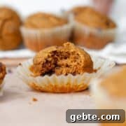 super fluffy healthy oat flour pumpkin muffins