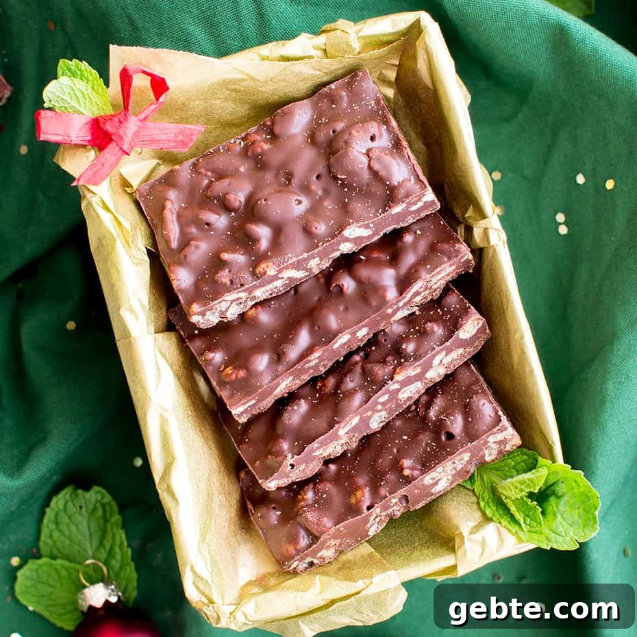 Image for 4 Ingredient Peppermint Crunch Bars