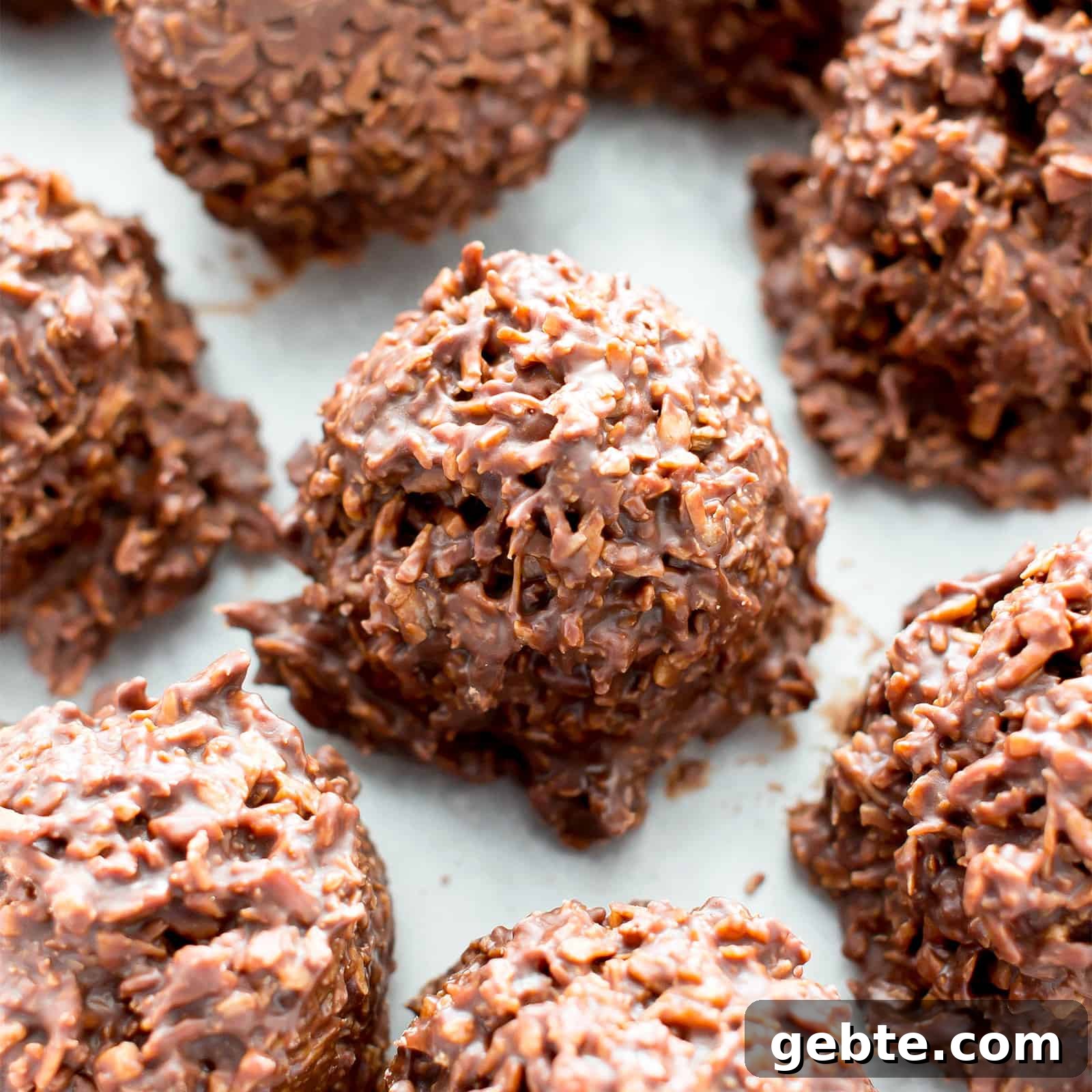 2 Ingredient Chocolate Coconut Candy Clusters