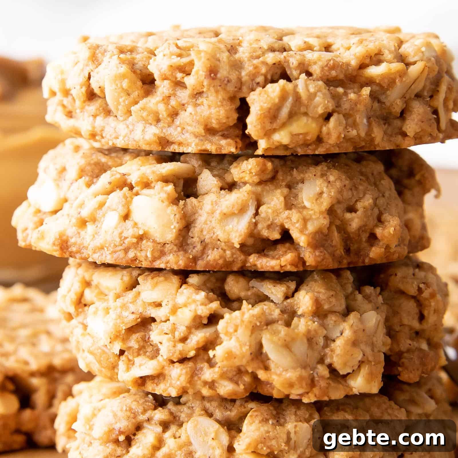 Healthy Peanut Butter Oatmeal Cookies featured image