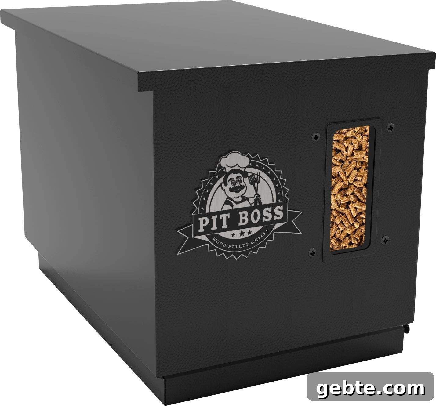 Pellet hopper extension box