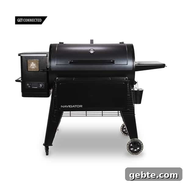 pit boss smoker on white background