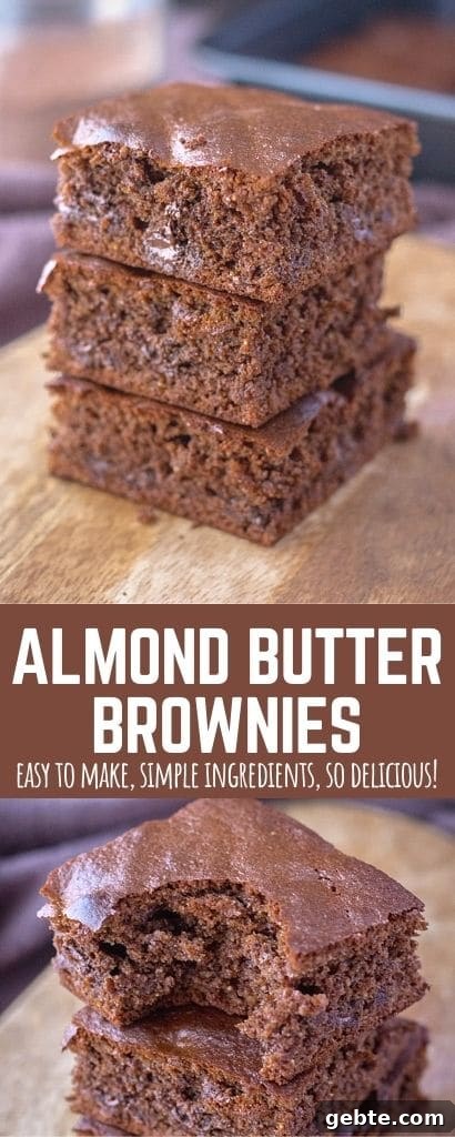 Chocolate Almond Butter Brownies