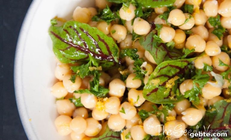 Zingy Chickpea & Sorrel Salad Recipe with Lemon Dressing 5 img 990 4