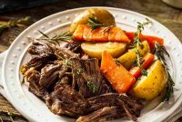 Savory Slow-Cooker Braised Pot Roast Recipe